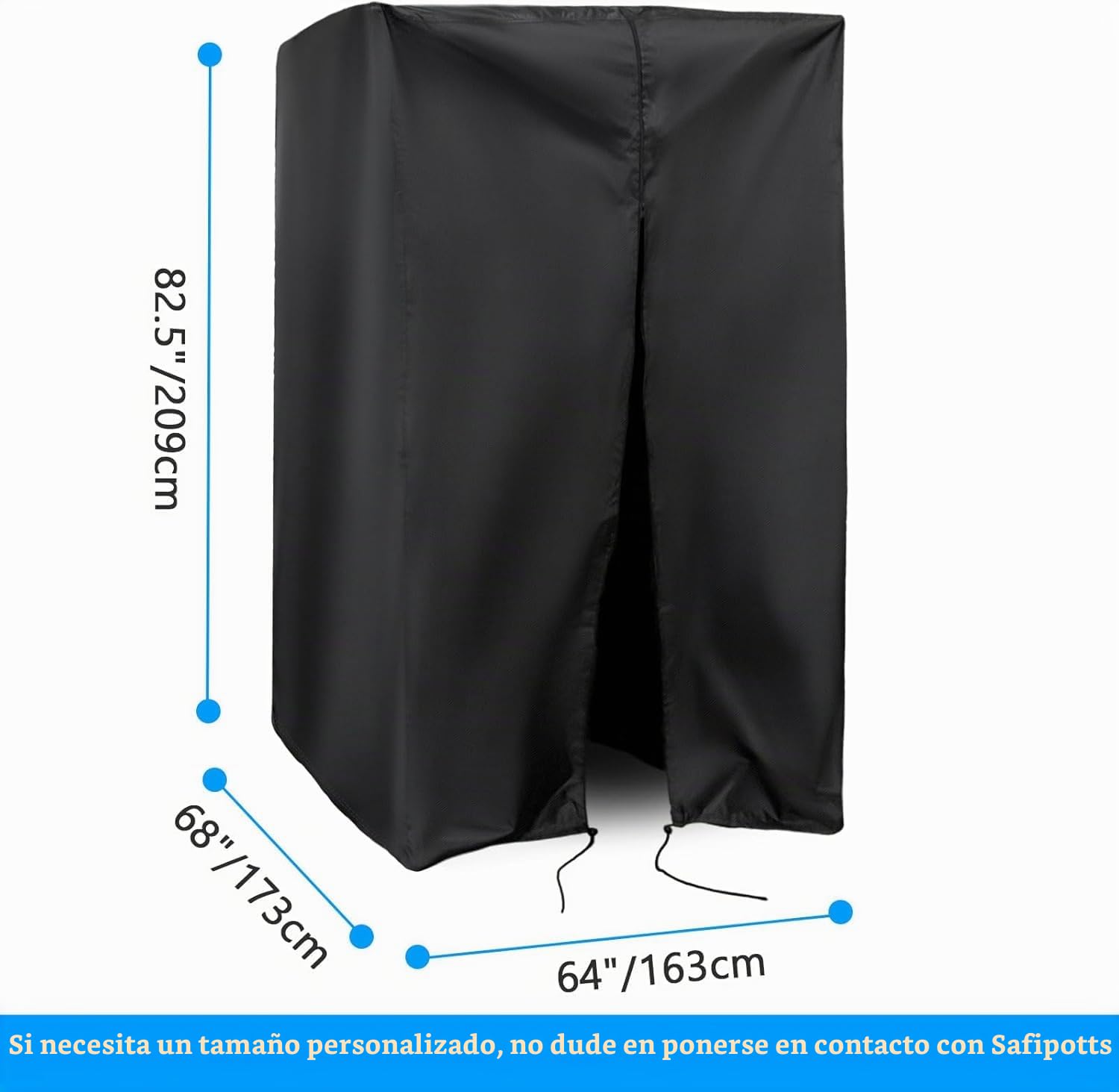 HoldOneLight Funda impermeable para equipo de gimnasio al aire libre con cremallera para sentadillas, rack de levantamiento de pesas, equipo de gimnasio en casa
