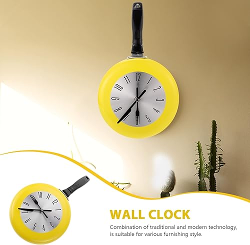 Miniatura 5 de Reloj de pared para decoración del hogar, reloj de pared silencioso de 8 pulgadas, funciona con pilas, reloj colgante para cocina, baño, sin