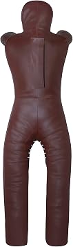 Lisaro Judo Grappling Dummy Size 130/145/160/170 cm Box Dummies Brown Unfilled Standing Dummy