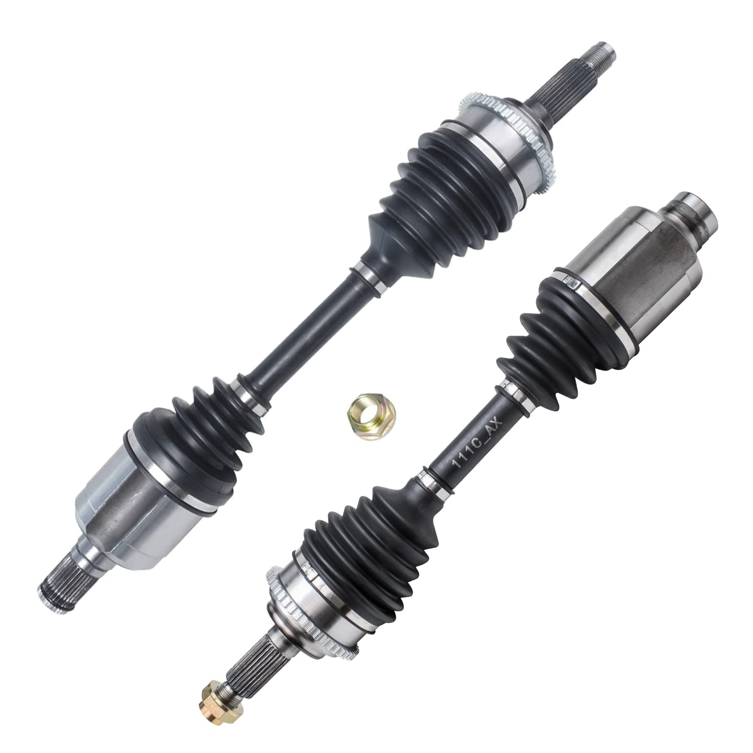 Detroit Axle - Front 2pc CV Axles for 06-09 Fusion Mercury Milan
