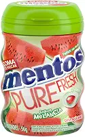 Gomas de Mascar, Mentos, Pure Fresh, Sem Açúcar, Sabor de Melancia - 56g | 28 Unidades