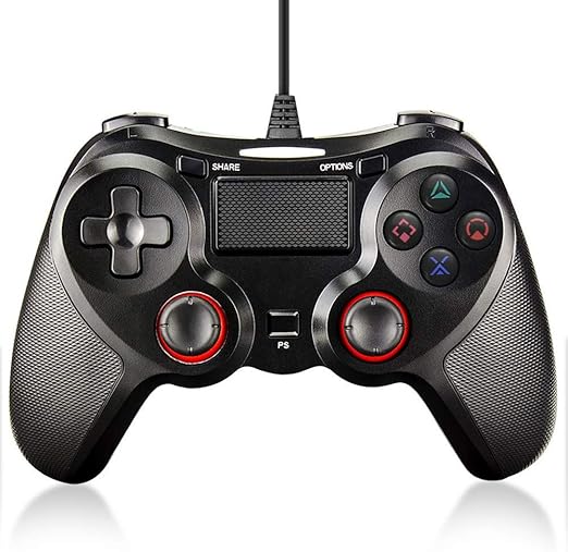 Amazon Co Jp Nijiakin Ps4 コントローラー 有線 ゲームパッド Usb コントローラー 振動機能搭載 ゲームパッド Ps4 Ps3 Pcに対応 日本語説明書付き 家電 カメラ