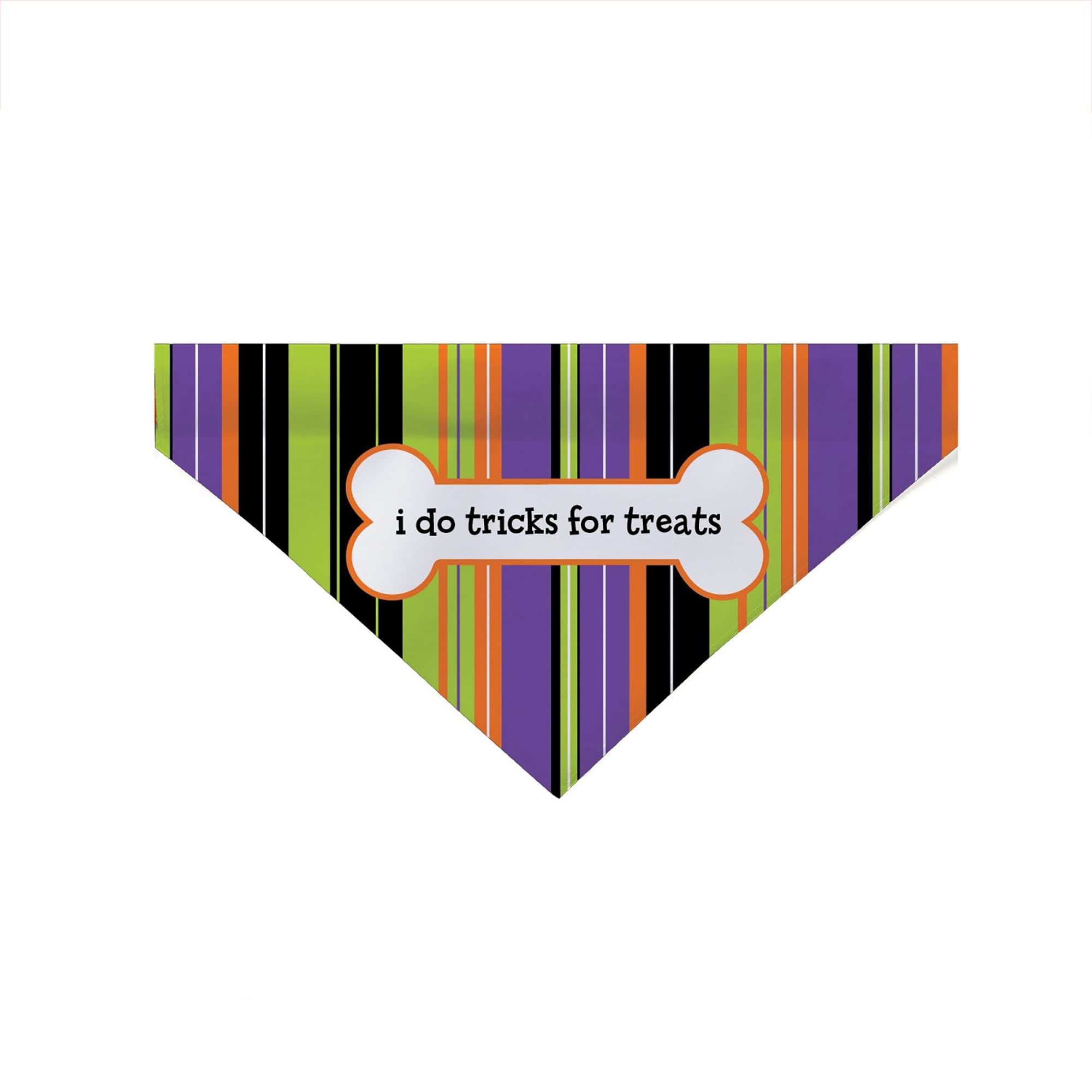 Custom Personalization Solutions I Do Tricks for Treats Dog Halloween Bandana