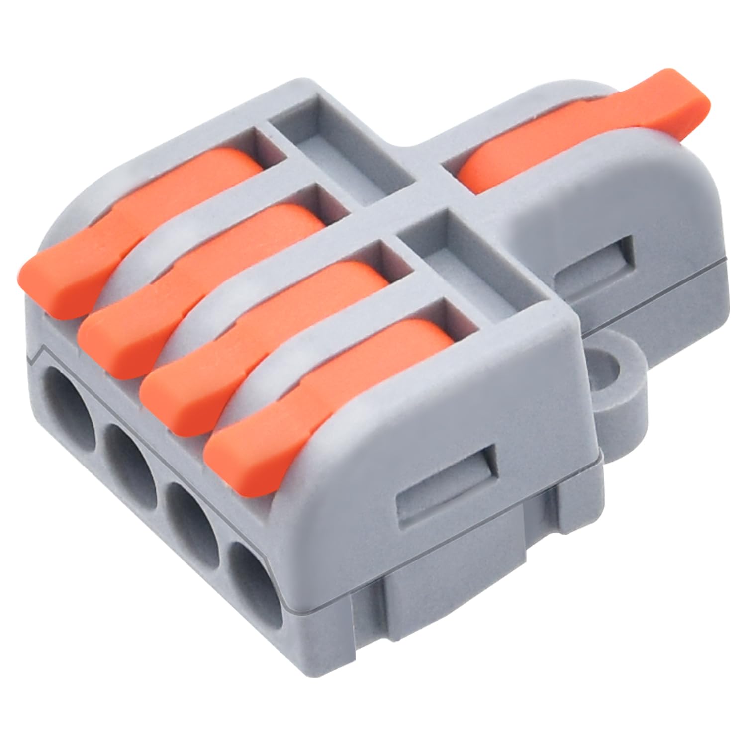 Electrical Lever Wire Connector For Cable Quick Connect Push In Compact