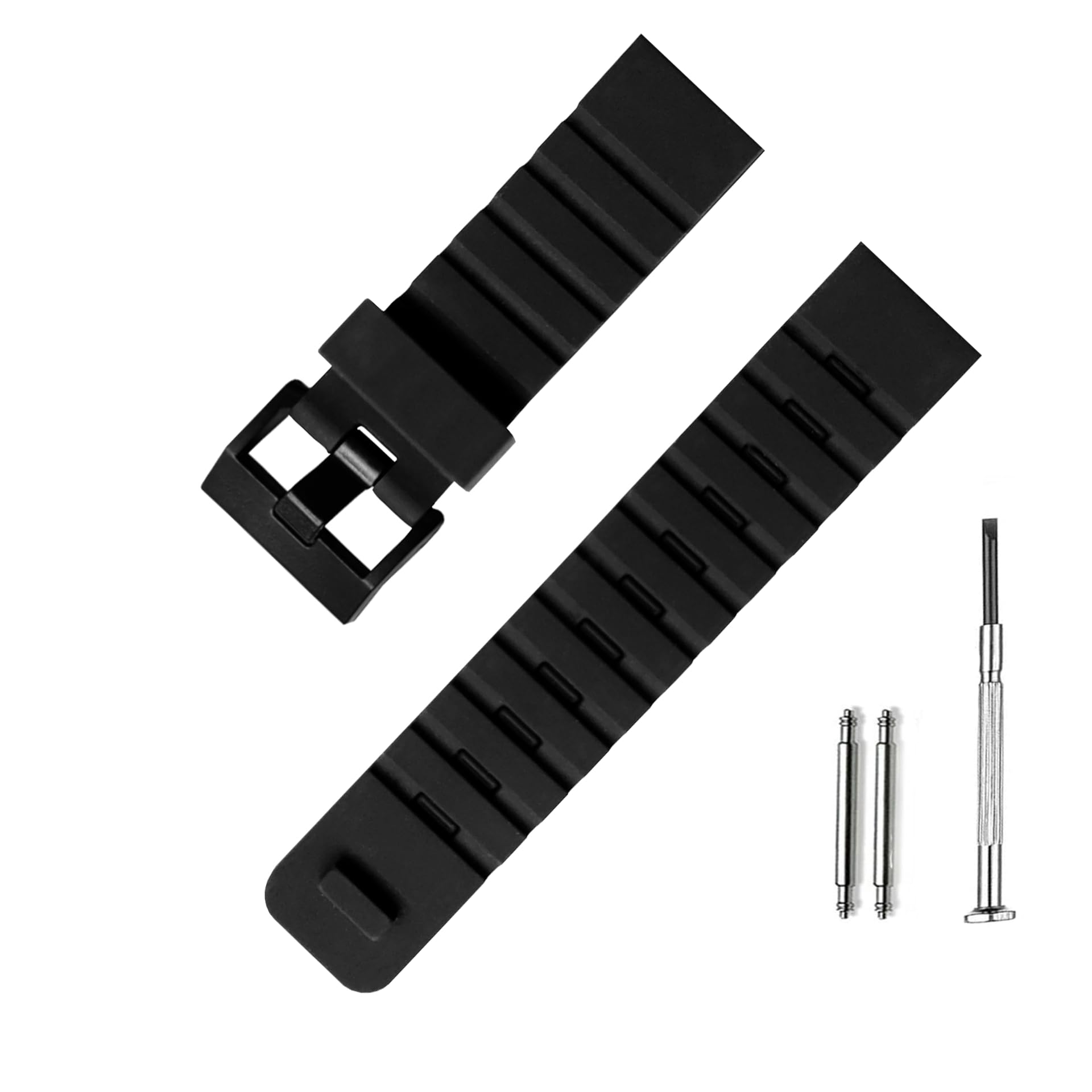 RAYYN ADIZEN DESIGN Silicone watch strap Black (22 MM) (B0DCZ475YB) Amazon Price History, Amazon Price Tracker
