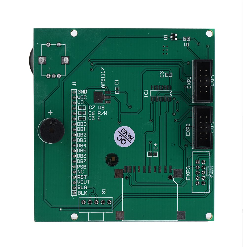 LCD Screen for Creality CR-10S / S4 / S5, CR10s LCD Screen, Replacement LCD Screen Controller Display with 2 Cable for Creality CR-10S 3D Printer, 3D Printer Kit Accessory