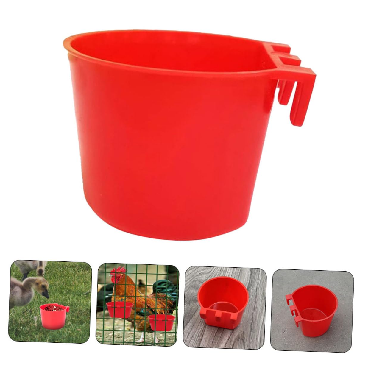 Abaodam 20pièces Mangeoires pour Cage à Oiseaux Distributeurs De Nourriture pour Perroquets Bols Léger Faciles à Nettoyer Suspendre