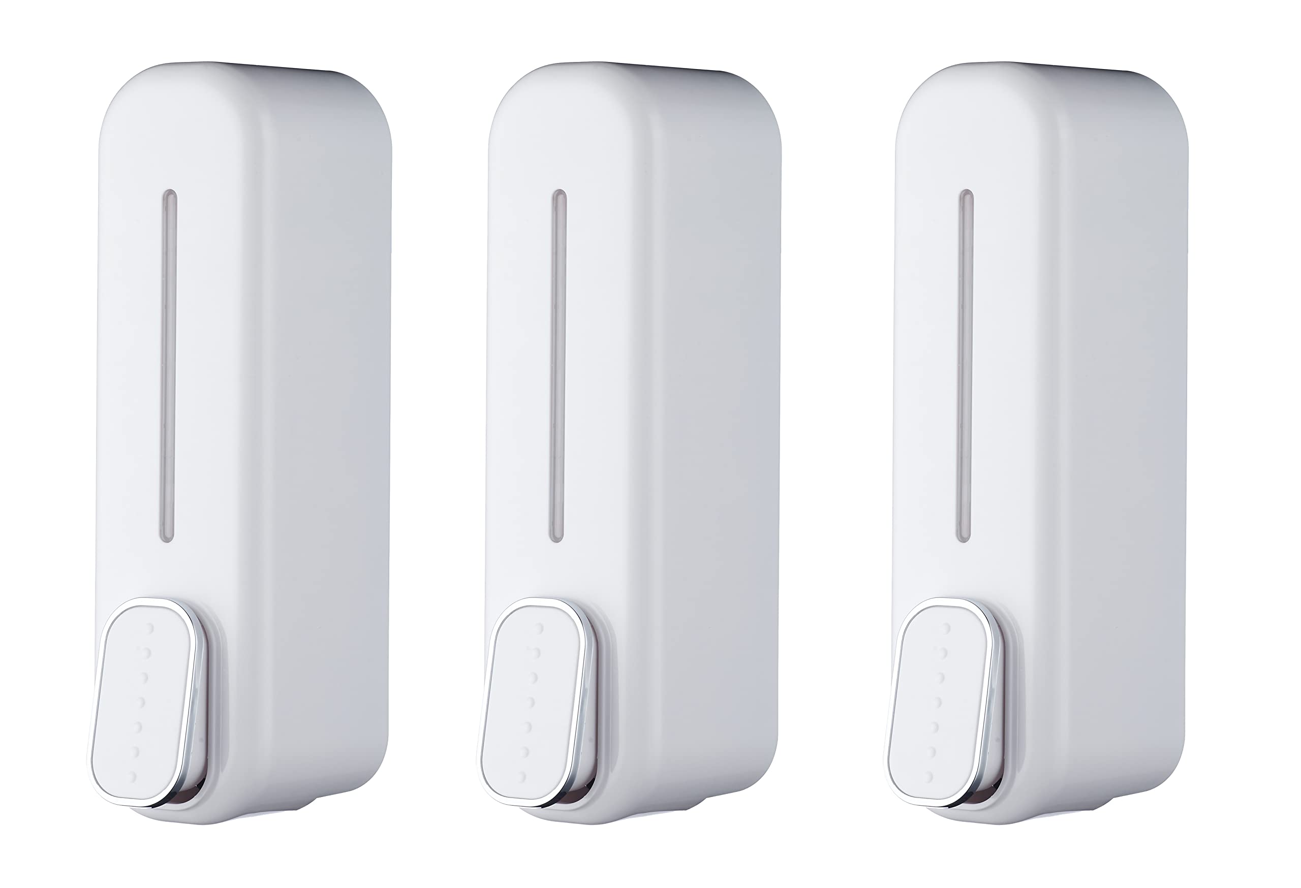 Bath Guru ABS 350 Ml Handwash Soap Shampoo Sanitizer Liquid Soap Dispenser for Bathroom Kitchen (3, Slim White) (B098154BHK) Amazon Price History, Amazon Price Tracker