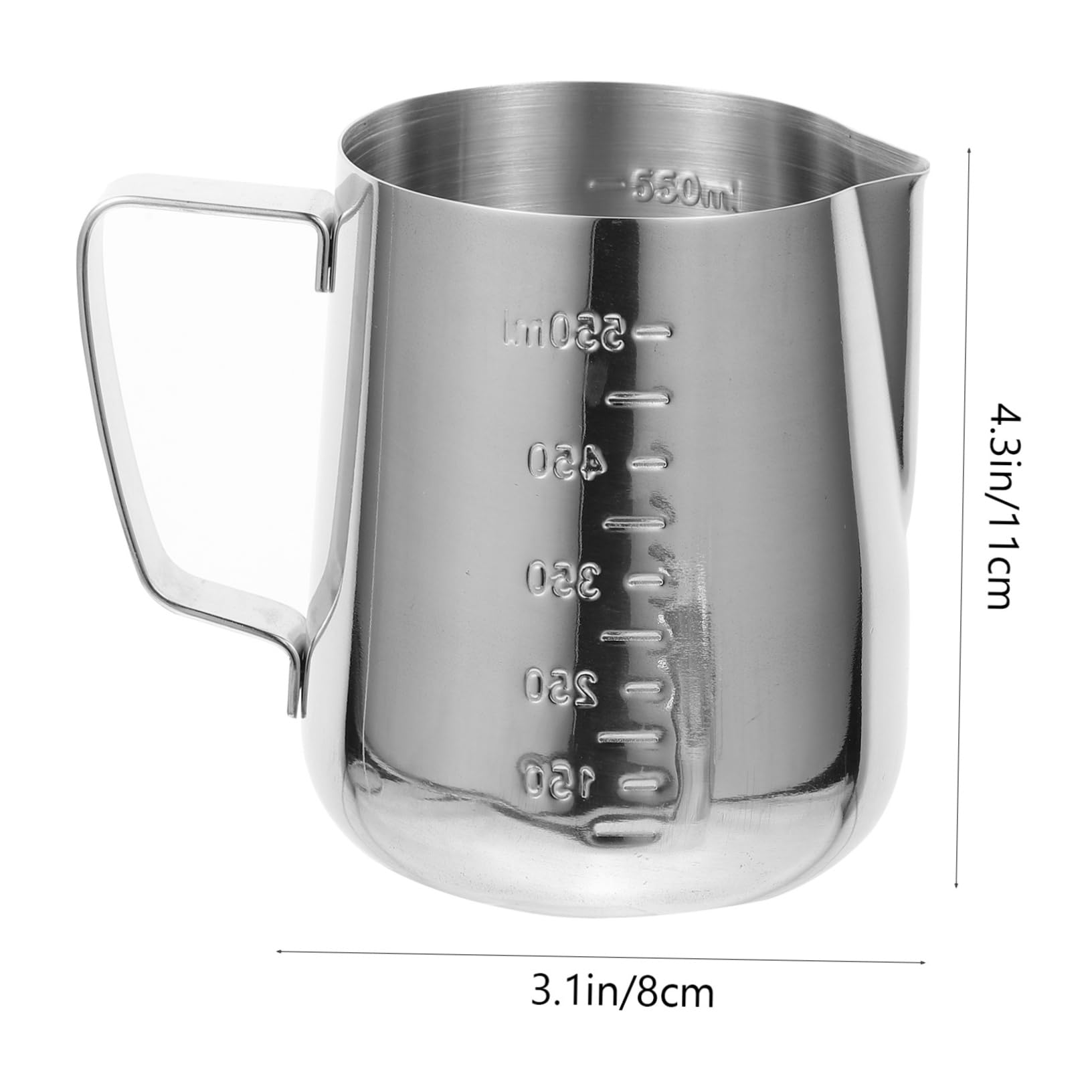 TEHAUX Butter Melting Pan Melting Pot Set Double Boiler for Cheese Butter Candy 14cm Stainless Steel Pot 550ml Cup Long Handle Suitable for Home Kitchen Hotels