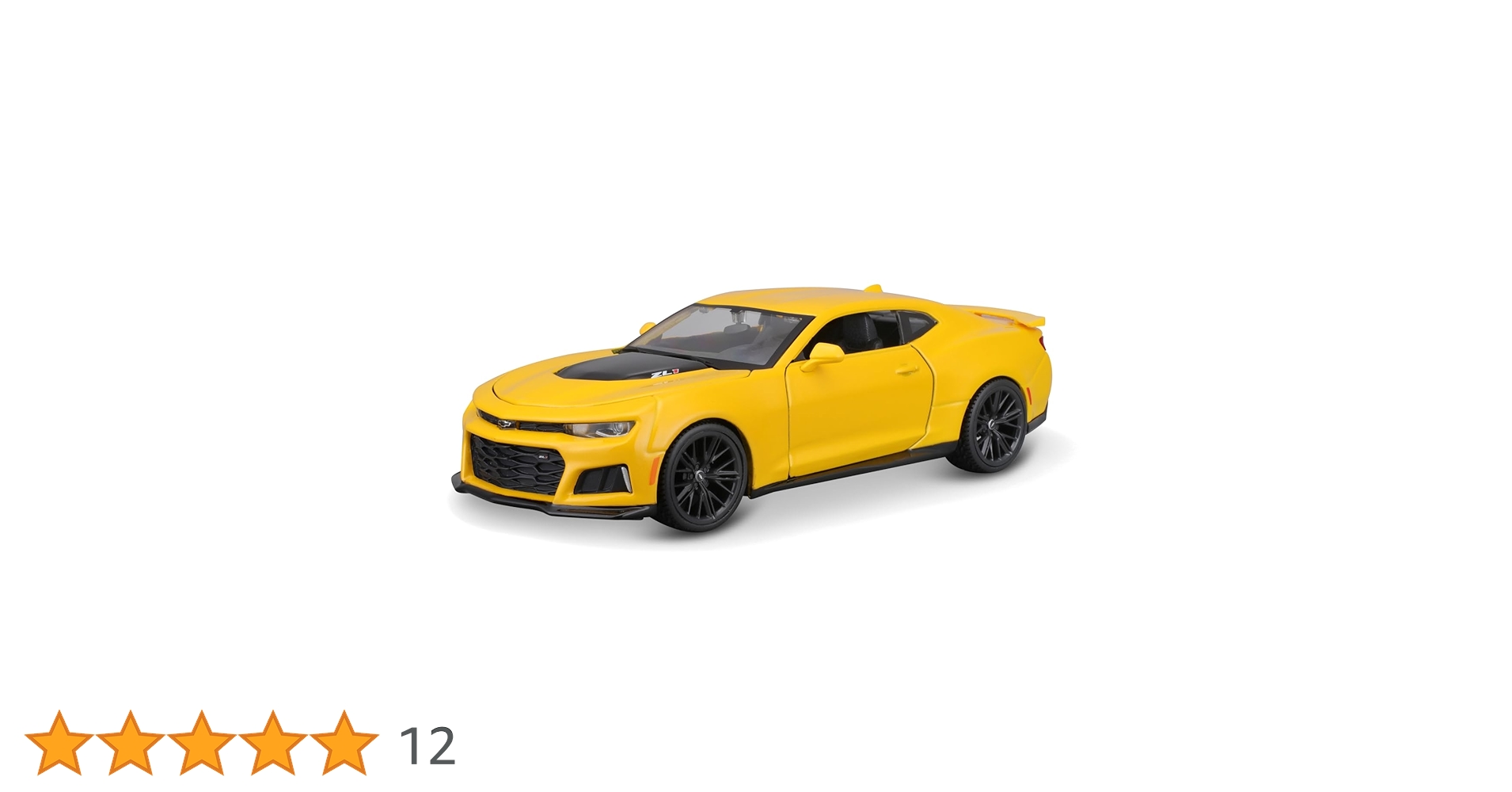 Amazon | Maisto（マイスト） 1/24 シボレー カマロ ZL1 2017 イエロー