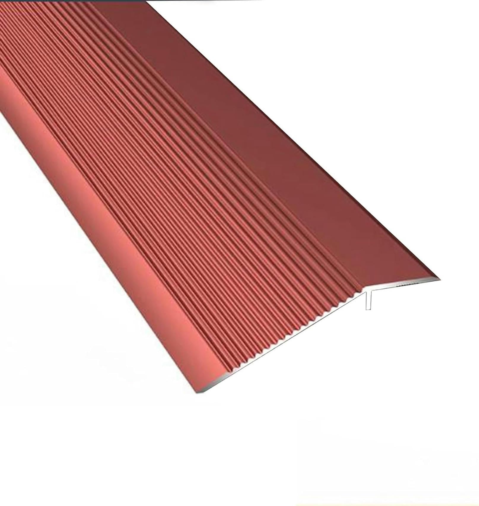 LGEOELIAS Floor Transition Strip Floor Cover Strips Self Adhesive Flooring Transitions Laminate Floor Strip Flooring Reducer, Suitable for Doorways Threshold Ramp Tile Laminate, Bridge The Height