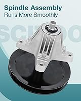 Vista 2 de SCITOO 918-04865A - Conjunto de husillo de repuesto para cortacésped Cub Cadet LTX Mower 46 Deck Part (2 unidades)