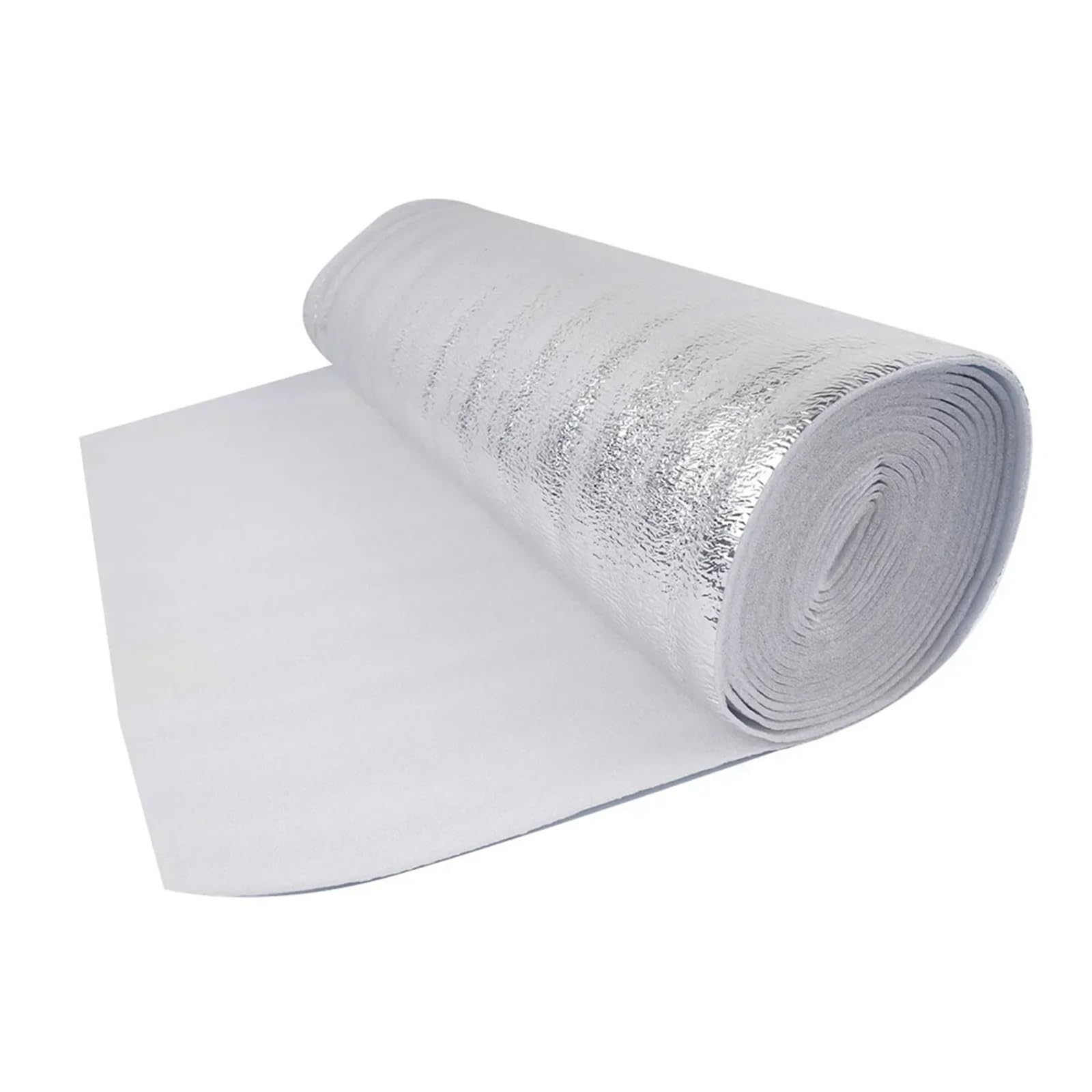 Foil Insulation Roll Radiator Reflective Film Wall Thermal Insulation Aluminum Foil for Ceiling Wall Insulation(10m,50cm)