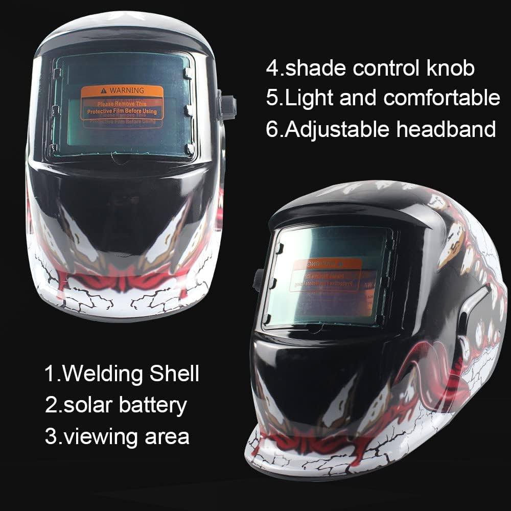 TIANLYLIN Welding Helmet with Adjustable Shade