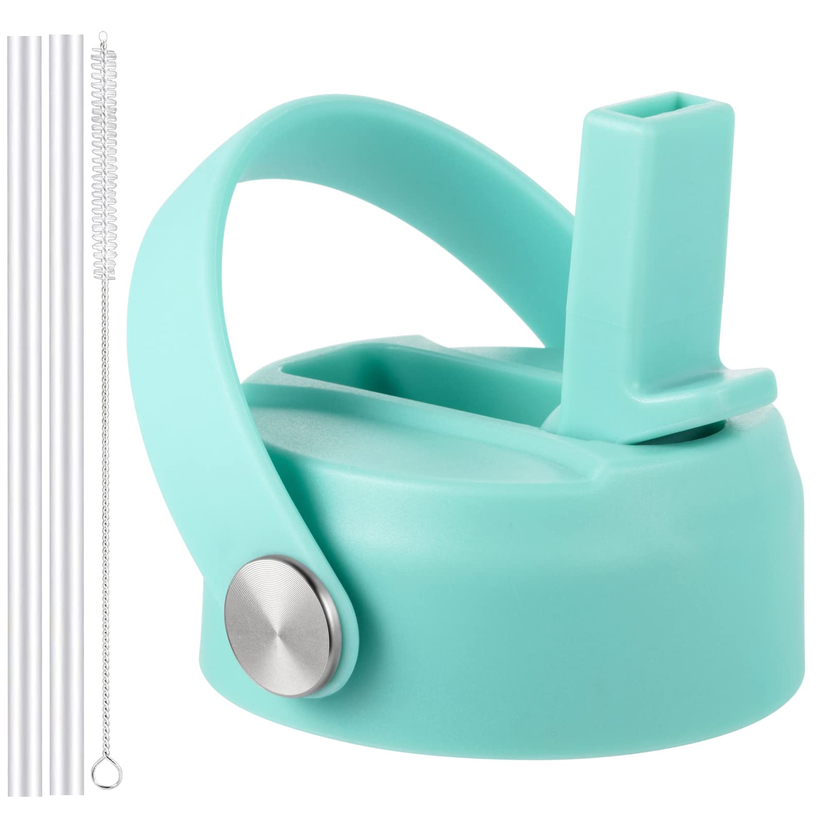 OUDQFCJ 6 Pezzi Boccaglio Di Ricambio Per Bottiglia D'Acqua, Parti Di Ricambio Per Valvola A Morso, Bottiglia D'Acqua Isolata, Silicone, Ricambi Per Borraccia - Foto 4