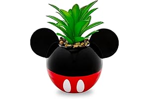 Silver Buffalo Disney Mickey Mouse Ceramic Mini Planter