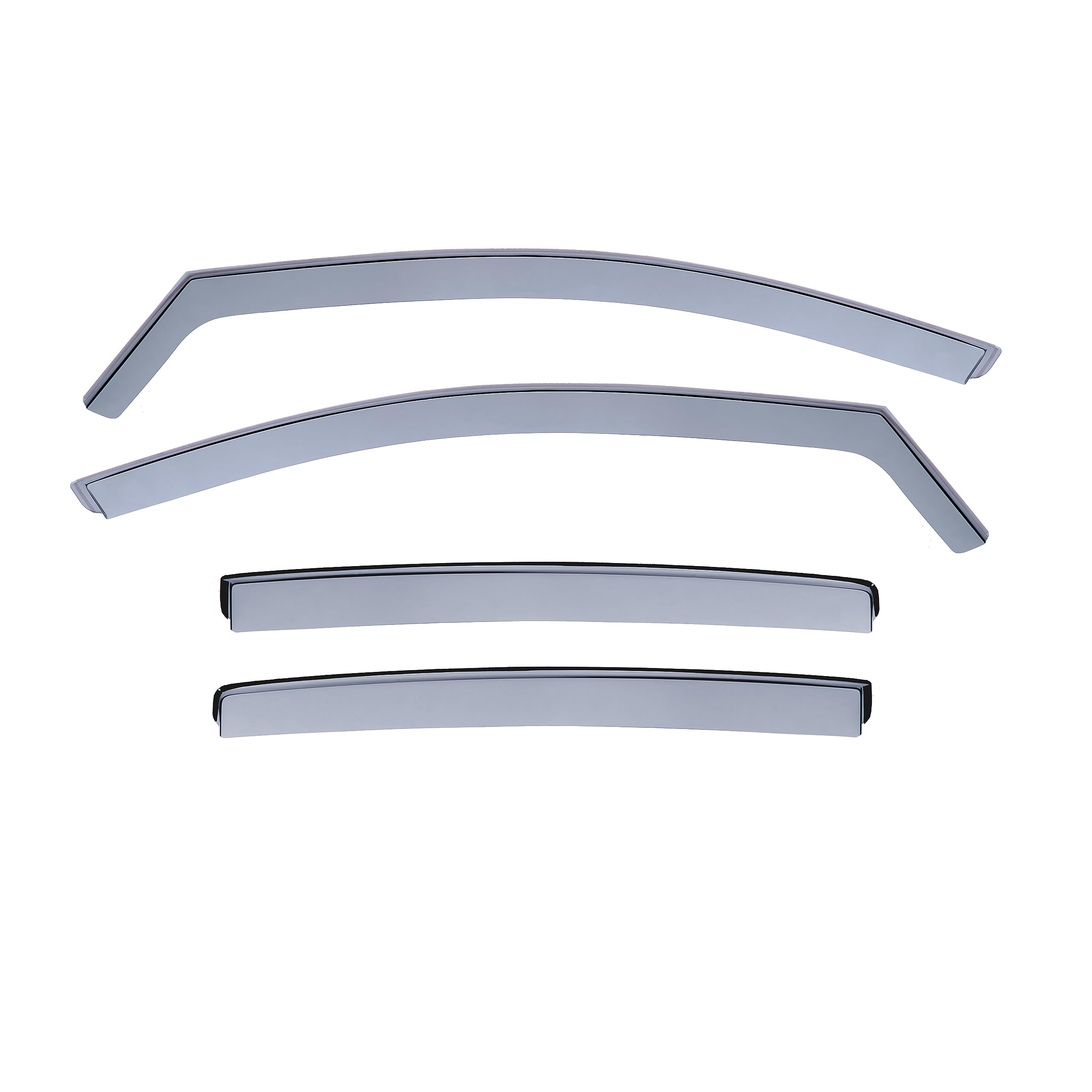 Deflectores Compatible con Hyundai IONIQ | 2016-2021 Derivabrisas Delanteros + Traseros
