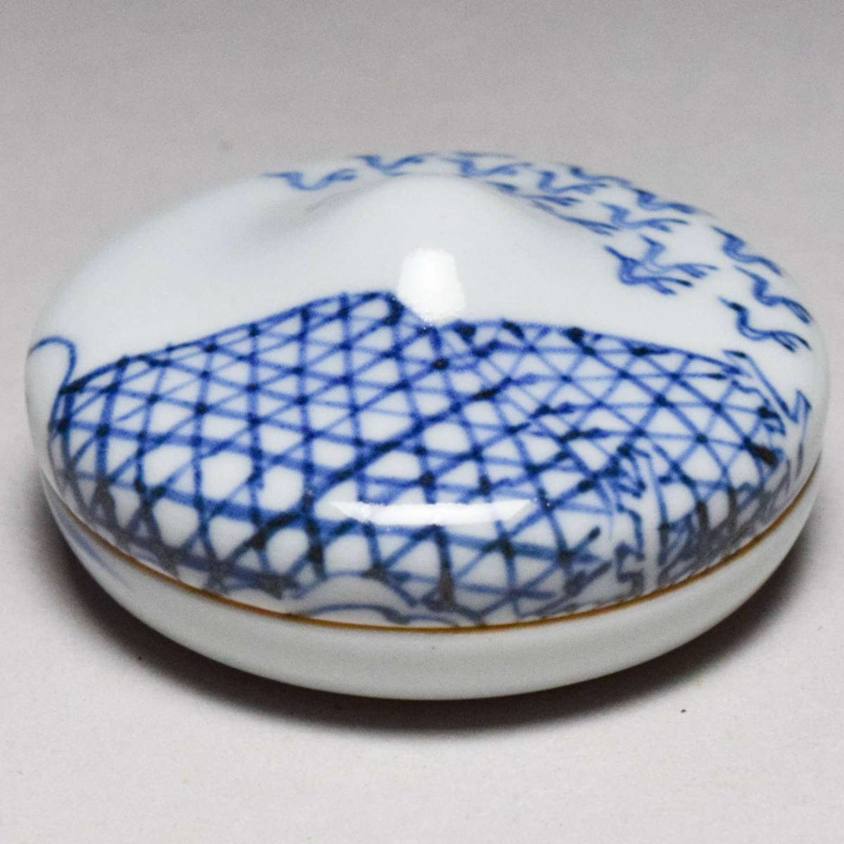 Amazon.co.jp: 平安三浦竹軒大日本竹軒造染付倣明窯青華磁干網香合共箱