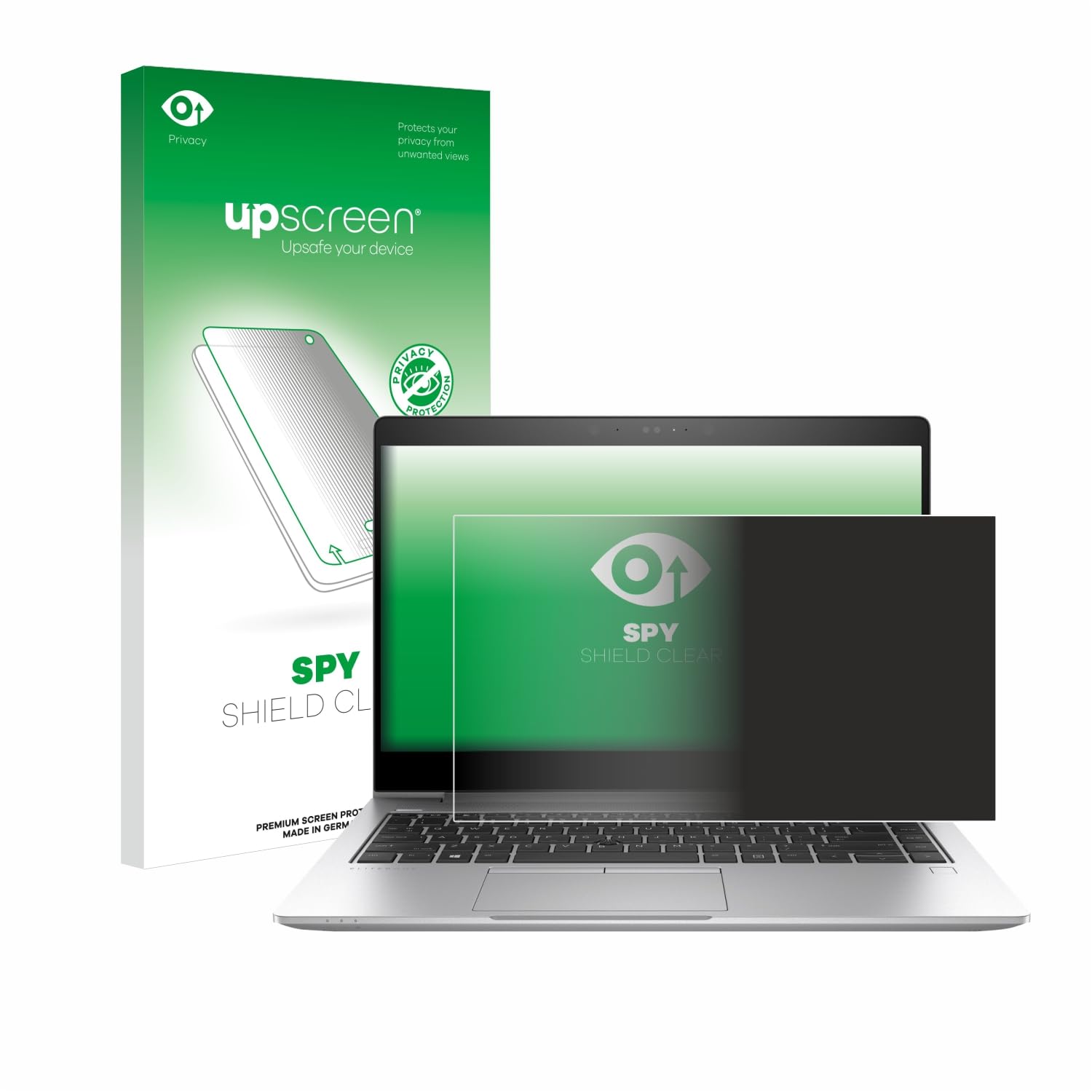 upscreen Pellicola Privacy per HP EliteBook 840 G6 | , Anti-Spy Protezione Schermo Made in Germany, Anti-Spia Privacy Screen Protector Chiara