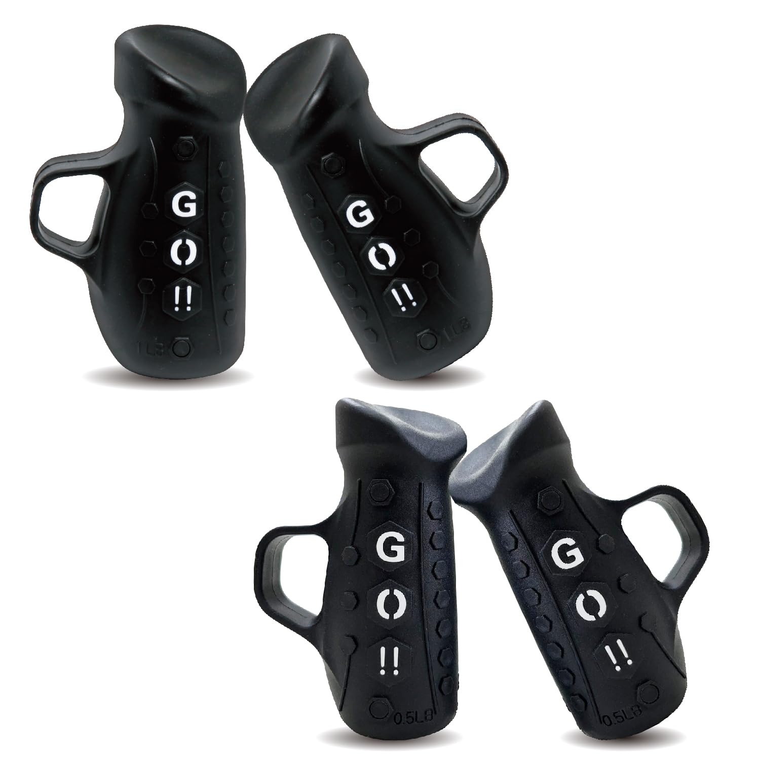 Running Weights for Jogging Walking, Fitness Yaga Hand Weights Dumbbells Set for Body Sculpting & Toning - Maximize Your Calorie Burn (Black)