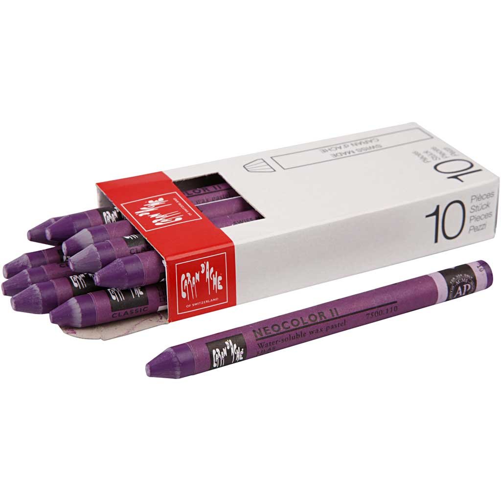 Caran D'Ache Neocolor II Watersoluble Colour Crayons 10-Pack Au Meilleur Prix Sur