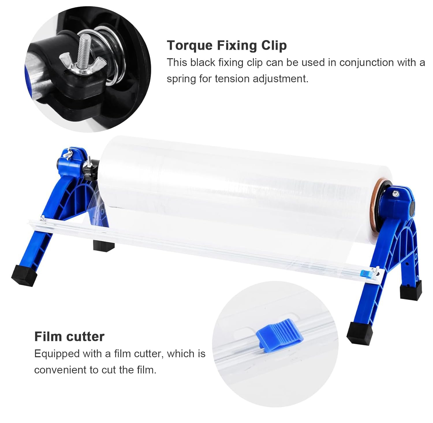Dispenser Di Film Estensibile Da Tavolo 2 In 1, Macchina Imballatrice Di Film Estensibile Da Tavolo, Avvolgitrice Di Film Estensibile Manuale Per Pallet, Larghezza Massima Del Film