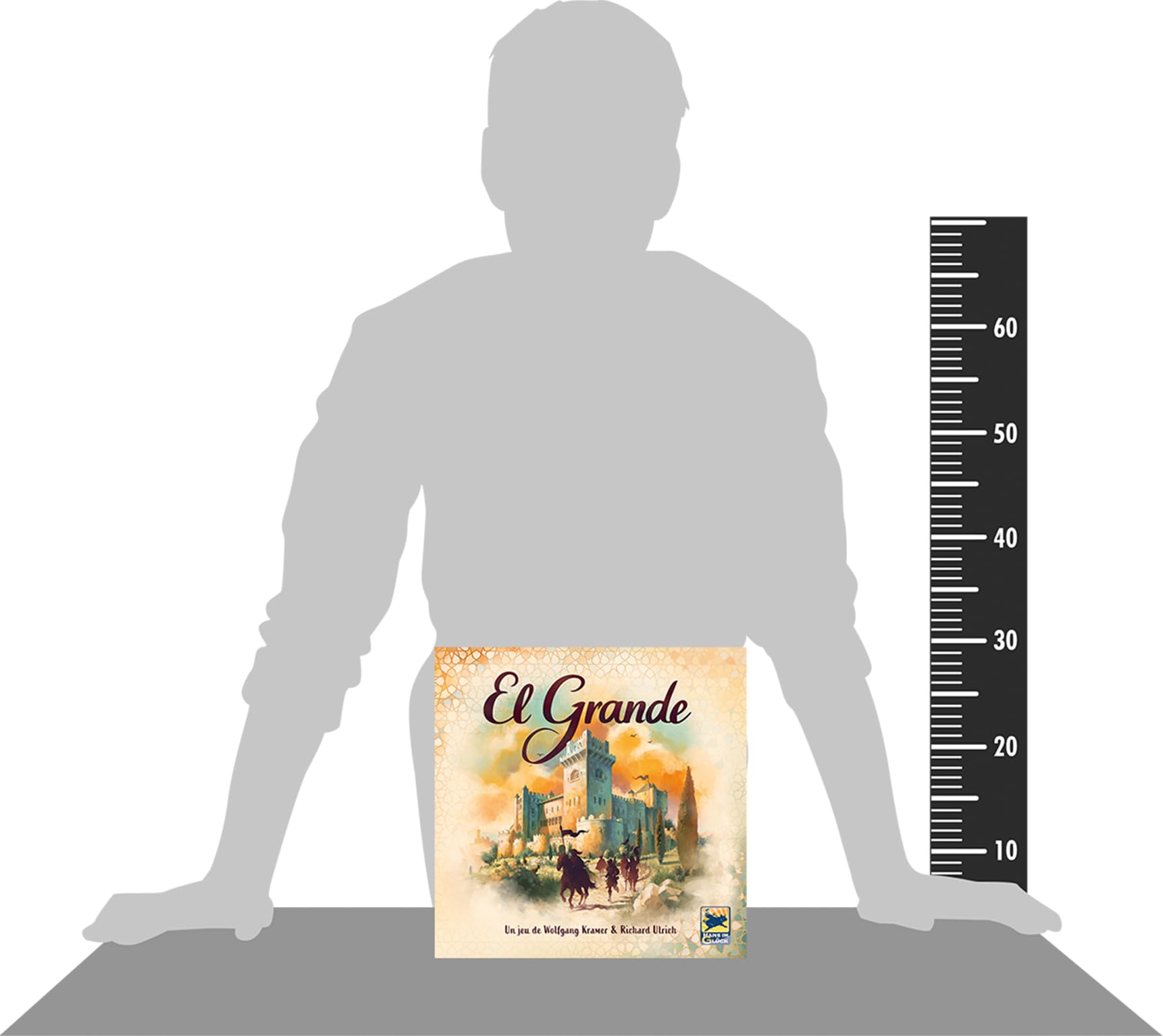 Asmodee Hans im Glück El Grande - Jeux de société - Jeux de Plateau - Jeux de stratégie à partir de 12 Ans - 2 à 5 Joueurs - Version française