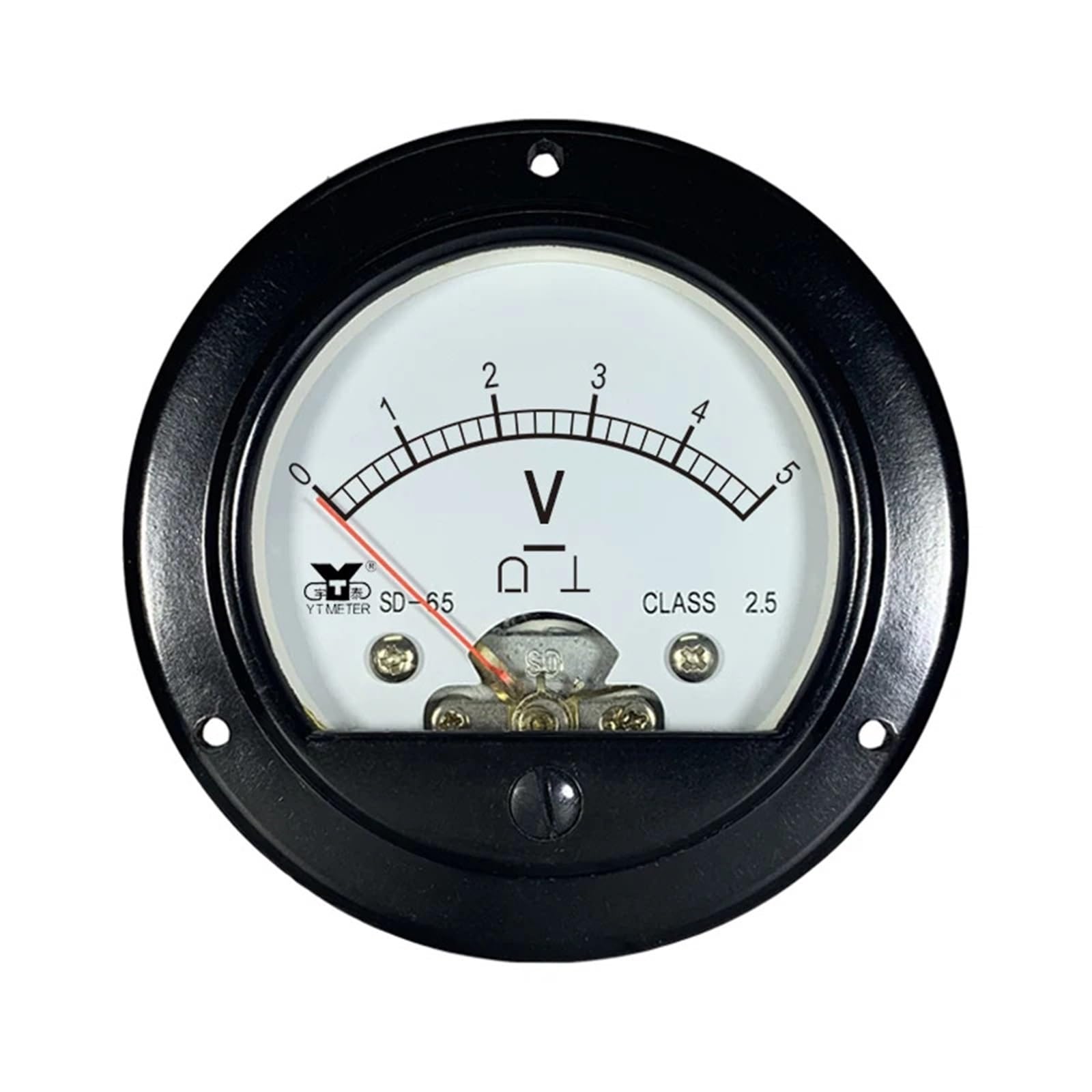 Voltímetro DC SD65 de panel analógico jl65 con medidor de aguja de 5V a 150V 4