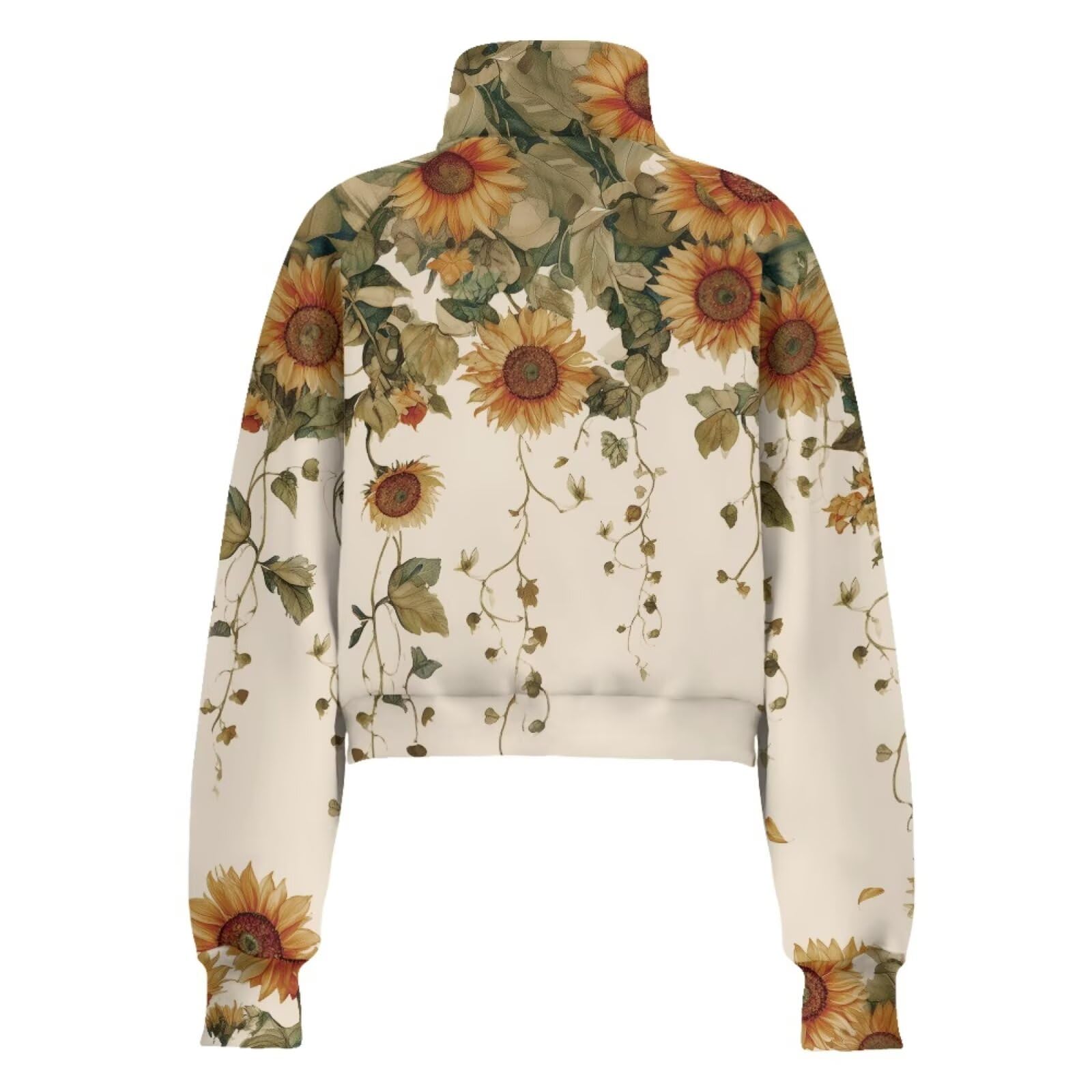 Sudadera de cuello alto para mujer, media cremallera, manga larga, para otoño, entrenamiento, invierno, cálida y suave