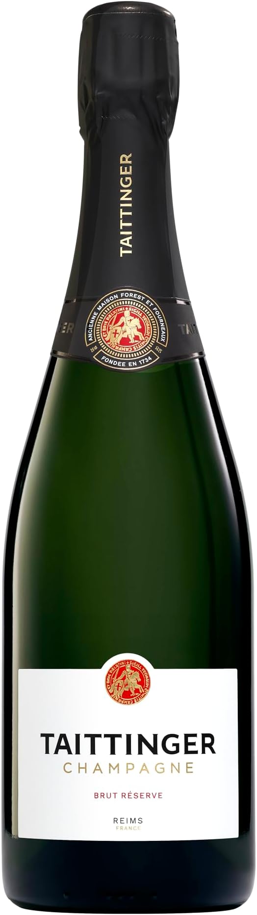 Taittinger Brut Rรฉserve Non Vintage Champagne 750ml