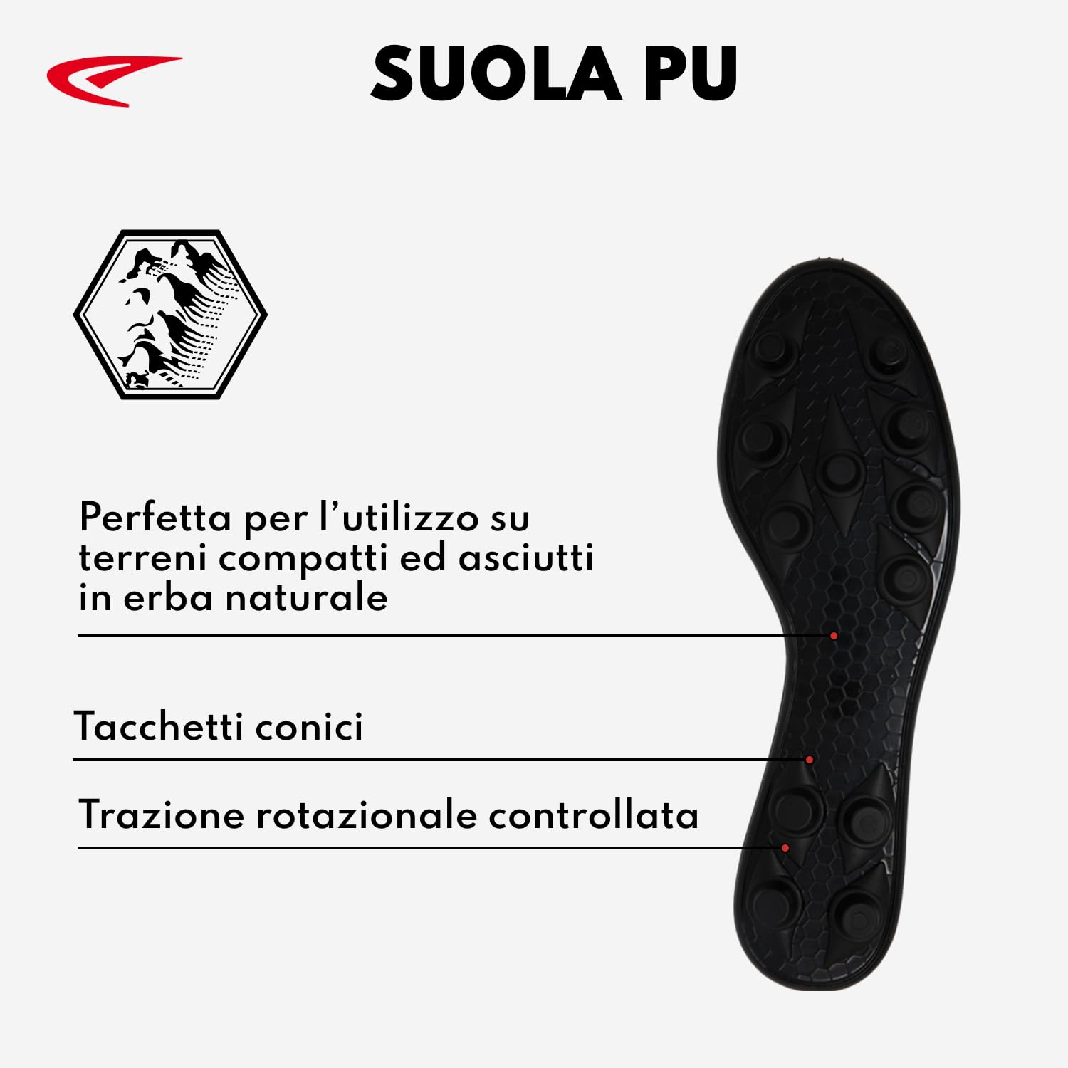 Scatto all Black - Scarpe da Calcio in Pelle Naturale di Vitello - Nero