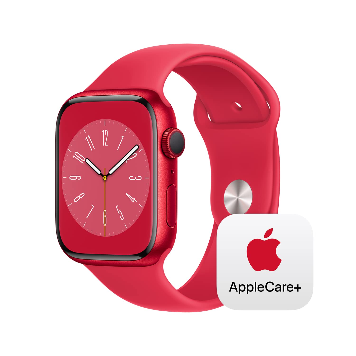 Apple Watch Series 8 GPS Cellular 45mm Smart Watch w Product RED Aluminum Case w Product RED Sport