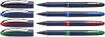 Schneider One Business, Rollerball Pen, 0.6 MM, Four-Pack, One Each of: Black, Red, Blue, Green (183094)
