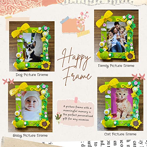 Sunflower Picture Frame Building Blocks, 2X3 Inch Mini Picture Frame Building Sets, Small Picture Holder Kit For Picture Art Picture Wall, Family Picture Frame Set, Diy Craft Picture Frame, Friends Picture Frame, Graduation Picture Frame #TOP4