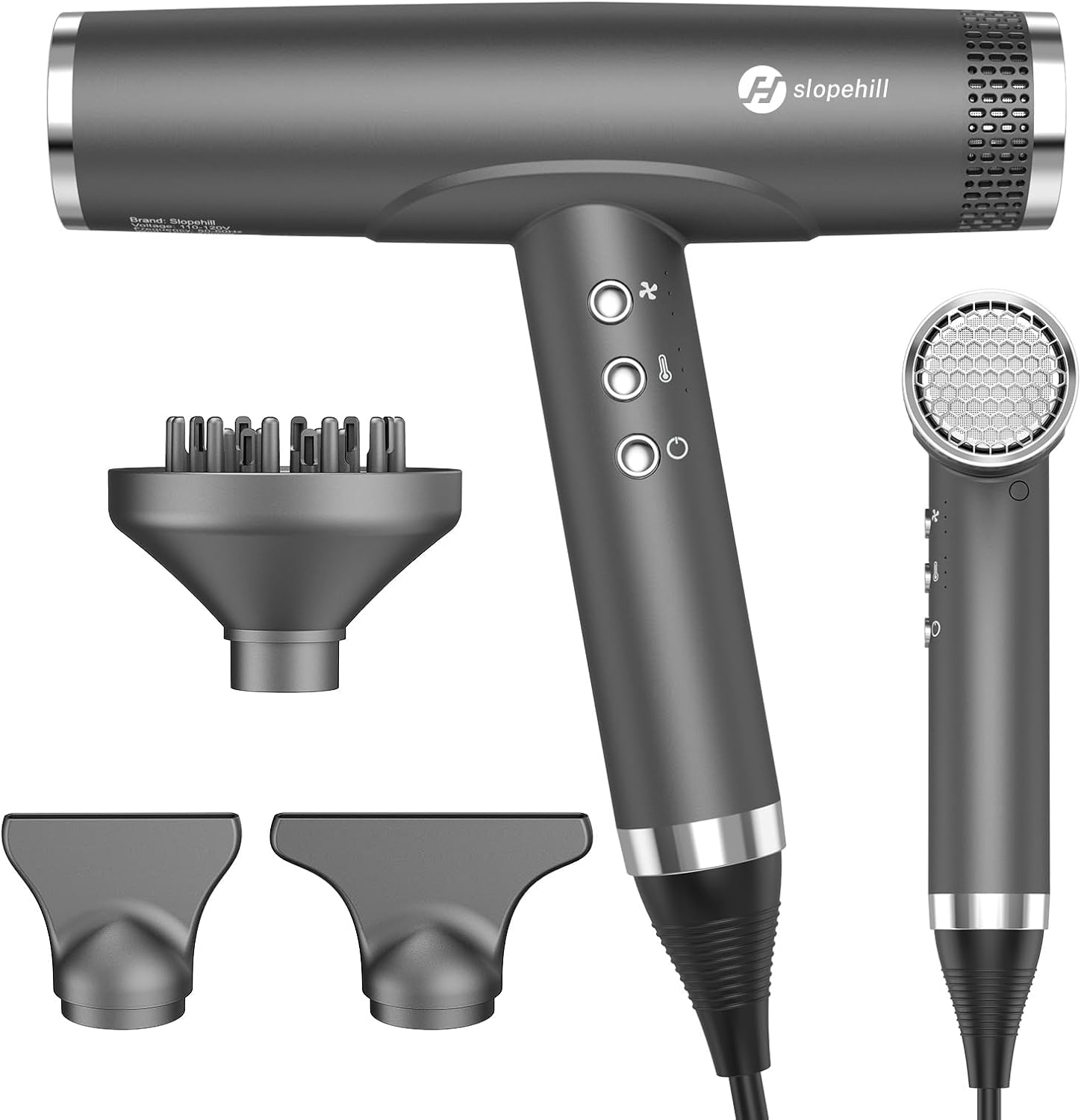 slopehill Professional Ionic Hair Dryer with Diffuser