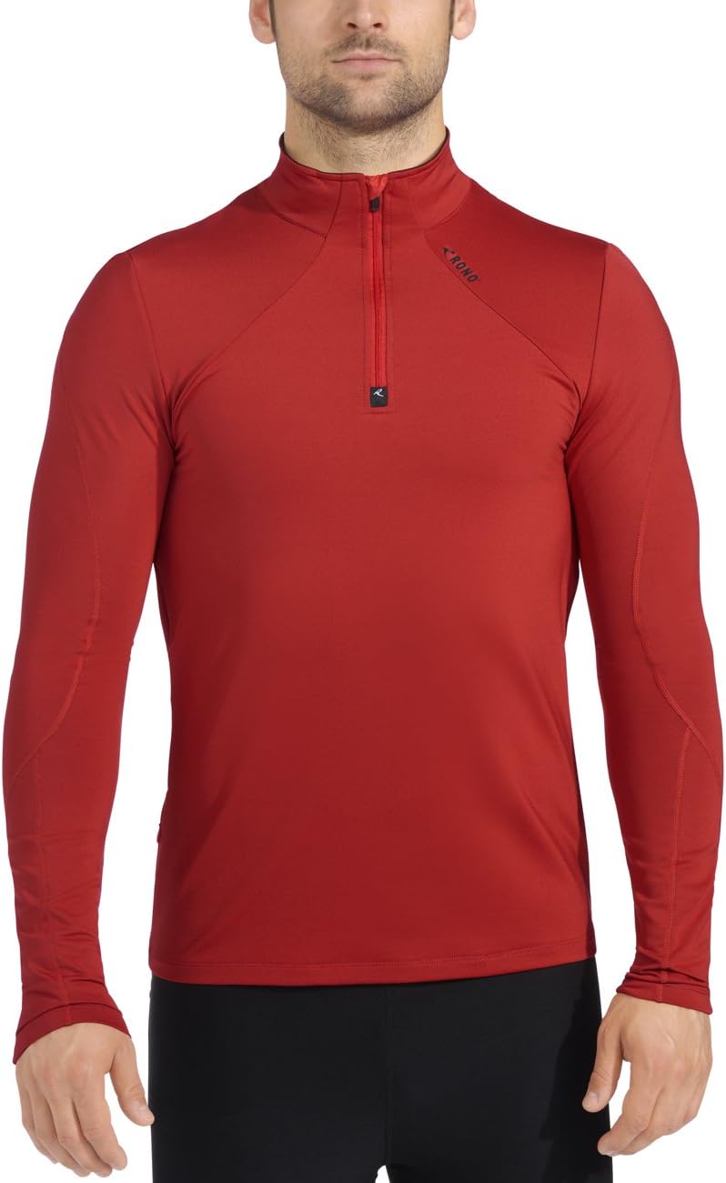 Rono He Dry II Polo pour homme à col montant zippé Bleu (323) Bleu roi (323) s