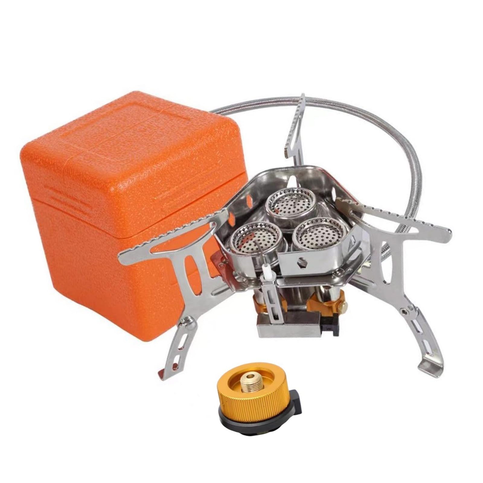 Elnwnnkc Easy Carry Foldable Stove Grills with Efficient Heating Easy to Use for Picnics Tailgating & Outdoor Activity Transportable Camping Stove