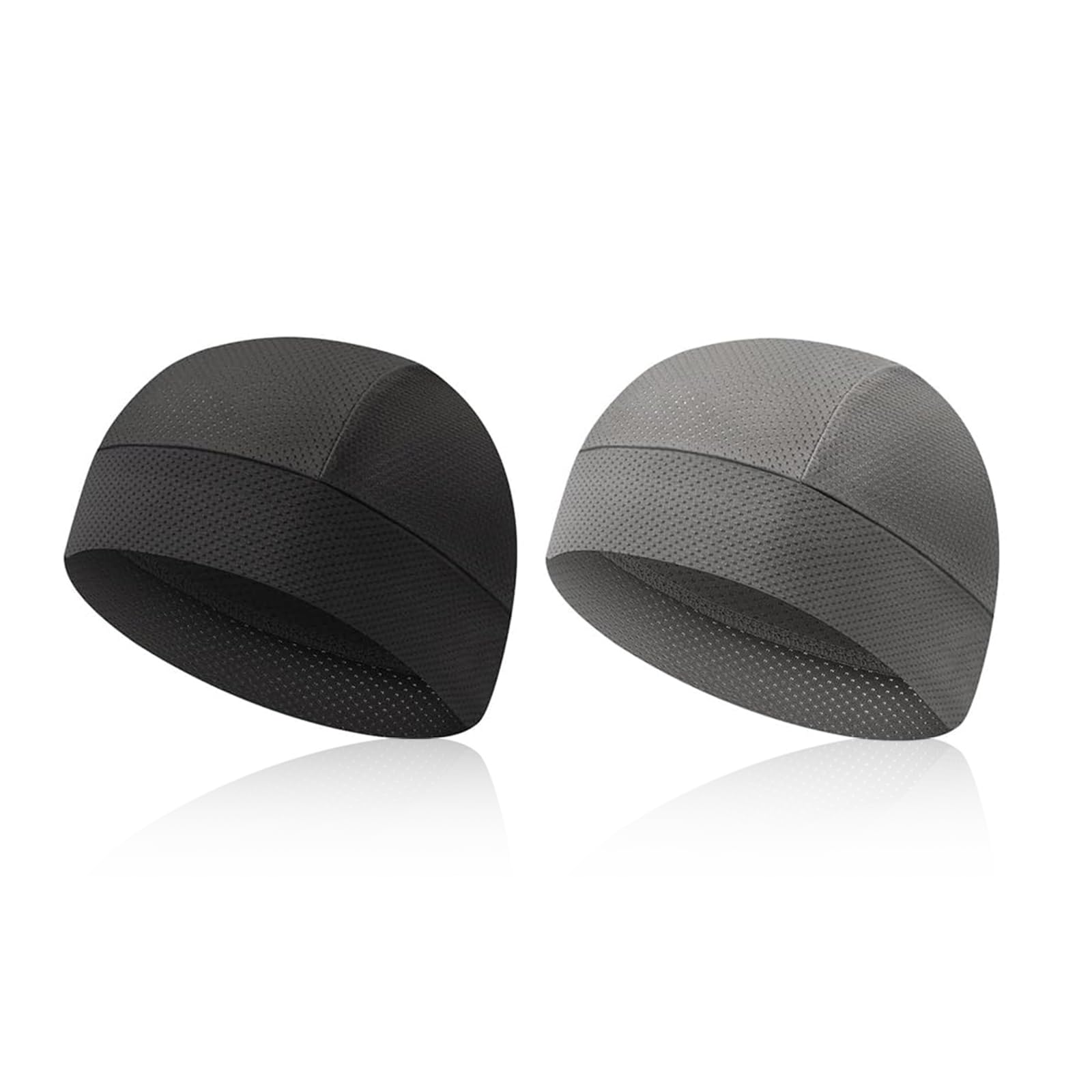 2Pcs Gorro de Ciclismo para Hombre Mujer, Gorro Running Multifuncional, Respirable Ciclismo Skull Cap Verano, Forro para Casco para Sotocasco Moto, Sotocasco Bici, Absorbe Sudor y Humedad