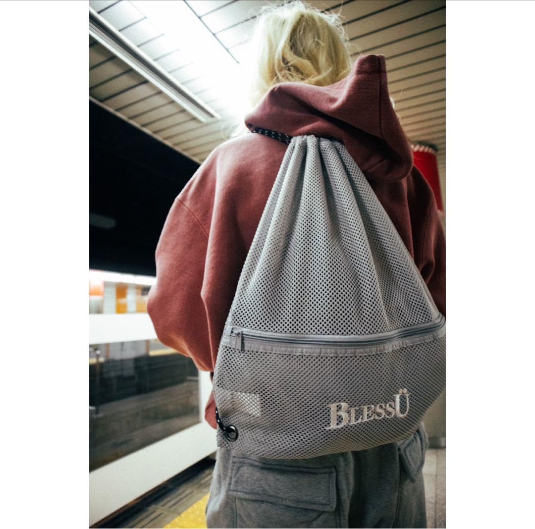 Amazon.co.jp: blessu ブレスユー ナップサック グレー : ファッション 