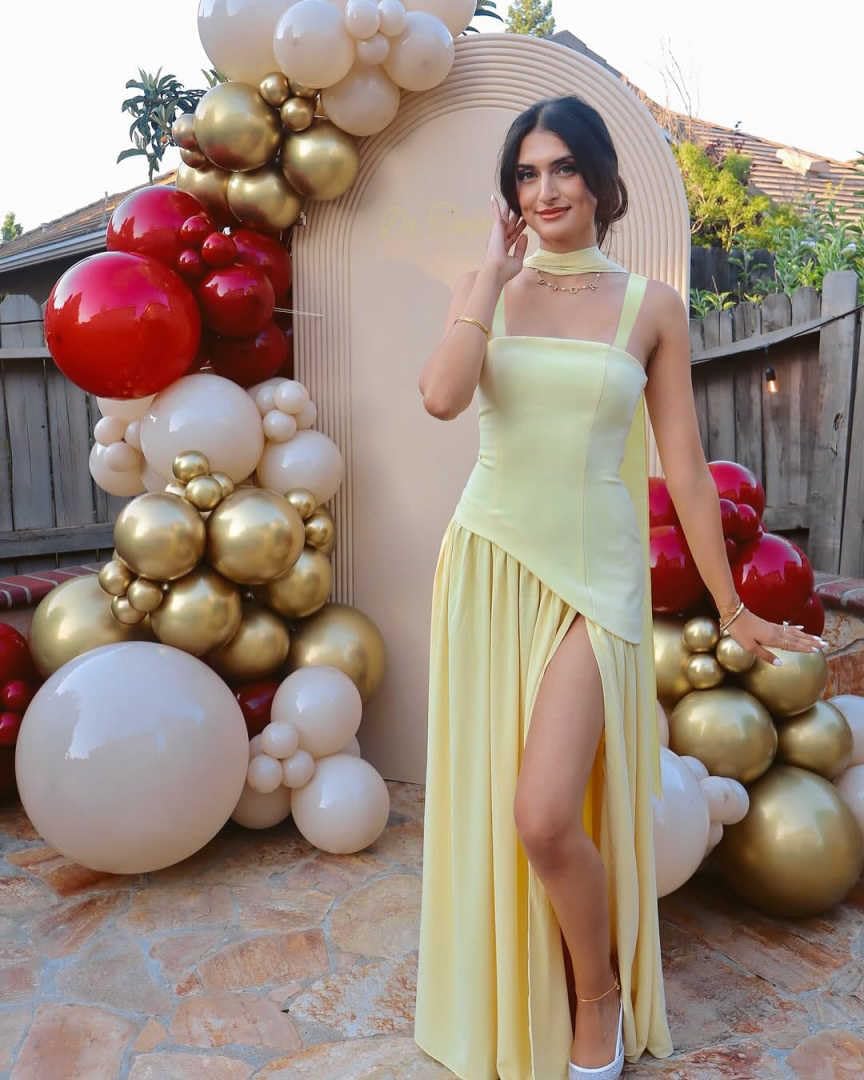 Women's Satin Bridesmaid Dresses with Slit Square Neck Long Formal Corset Dress Evening Gown