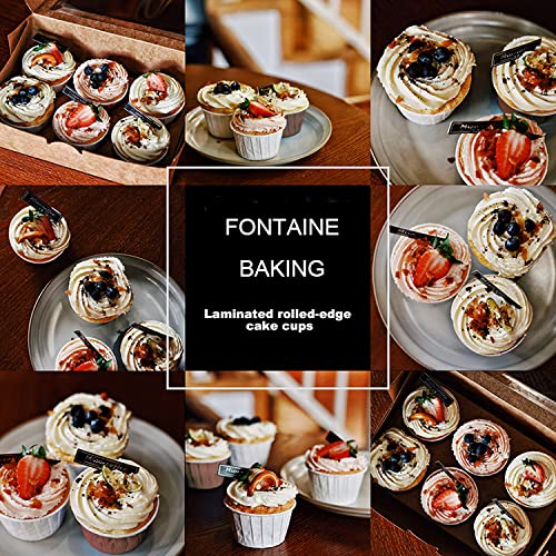 Caissettes Cupcake, Lot De 100 Mini Moules à Muffins En Papier Jetables Caissette Muffins Papier Moule Papier, Pour Pâtisserie Dessert Muffin Cake Fête Anniversaire Mariage