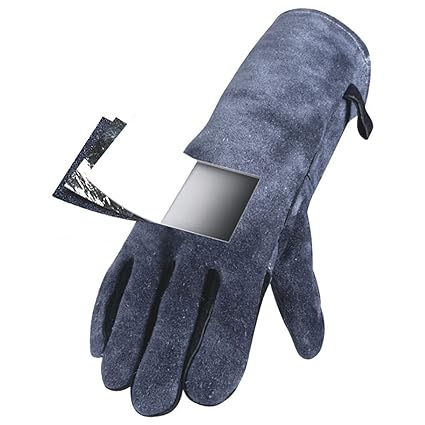 1 Pair of Grilling Gloves Heat Resistant Anti-Scald for BBQ Baking Cooking