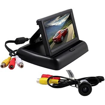 BW® 4.3 Inch Folding TFT LCD Rearview Color Camera Monitor And Car Rear View Camera