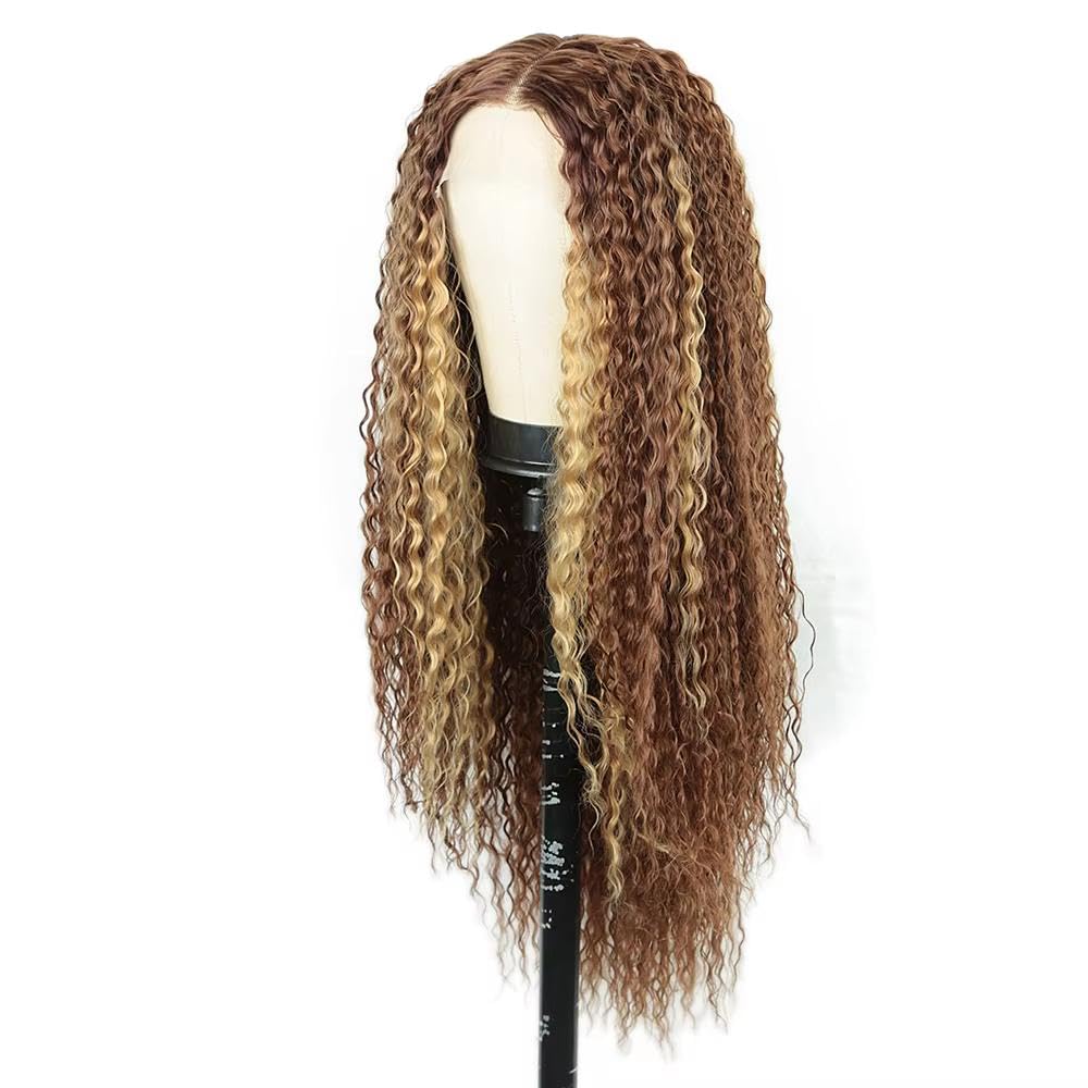 Haarpflege Perücken 13X4x1 Lace-Front-Perücke Für Frauen Hitzebeständige T-Teil-Spitzenperücken(3)