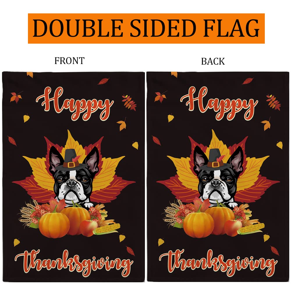 Caroline's Treasures SS4654GF Boston Terrier Winter