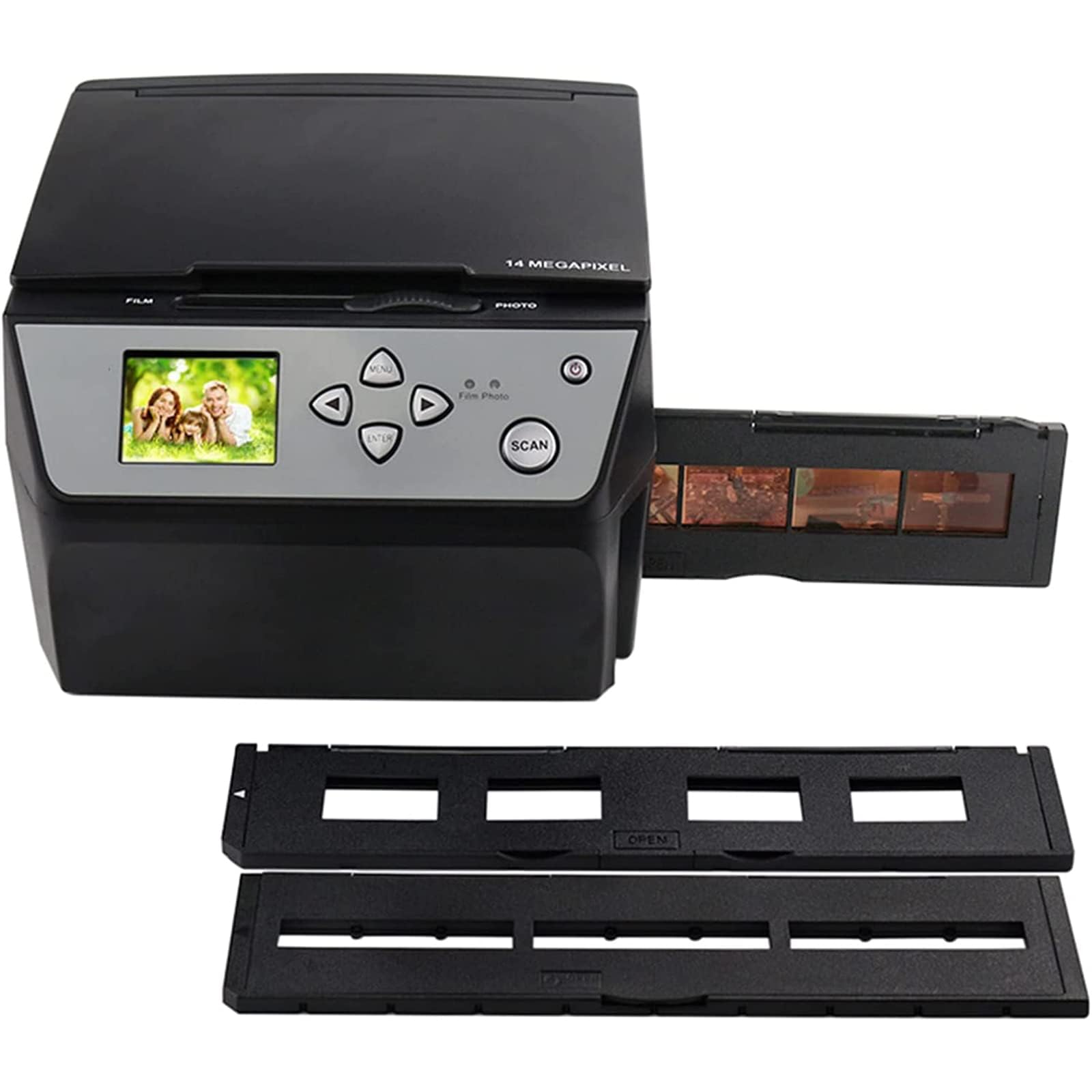 Scanner de Films et de Diapositives, fichiers JPG numériques HD 22 MP, convertit Une Carte de Visite de 135 Films/Diapositives de 35 mm/110 Films en Photos numériques JPG
