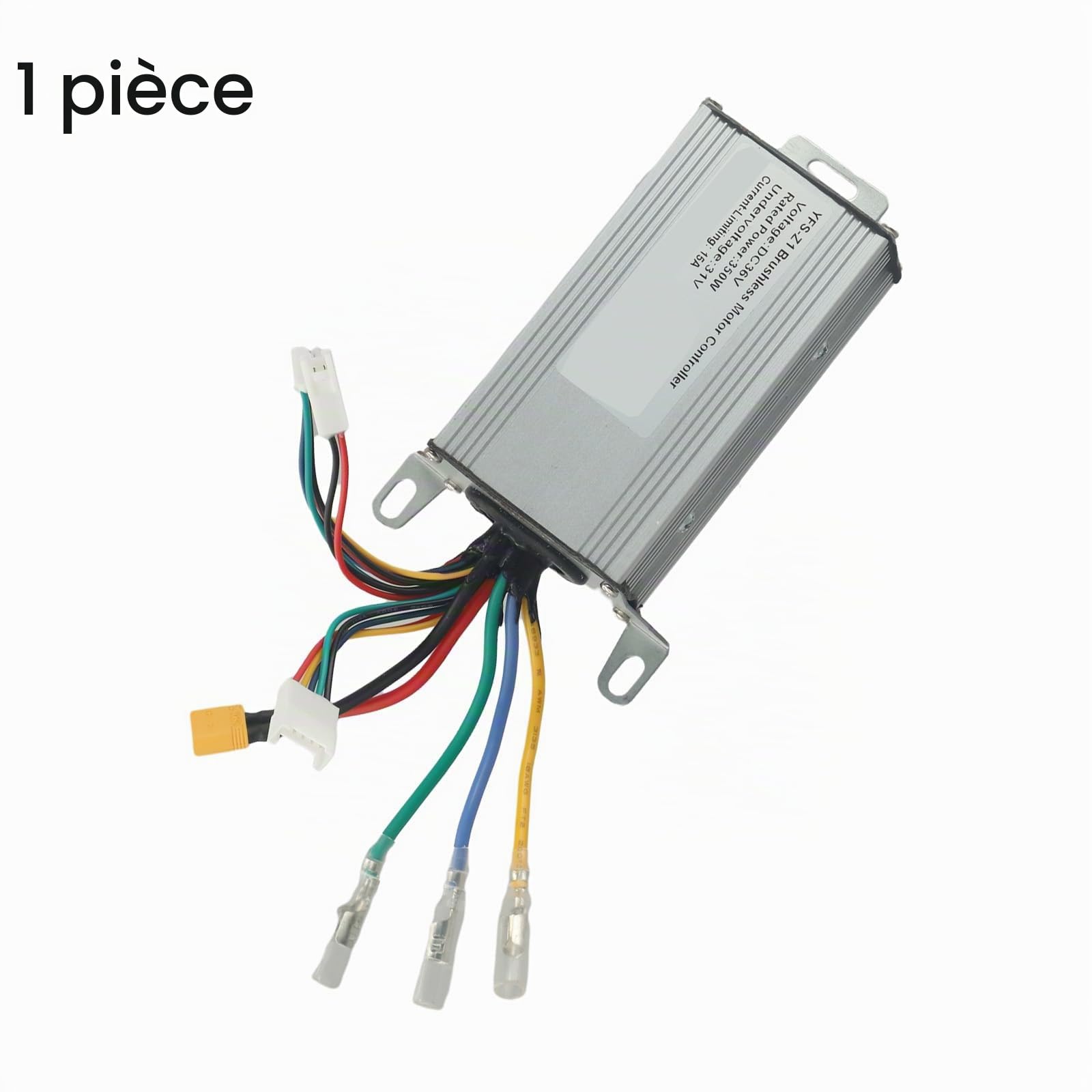 Contrôleur de scooter électrique 36 V, 350 W 15 A, contrôleur de tableau de bord, accélérateur, scooter adapté pour scooters électriques de 21,6 cm