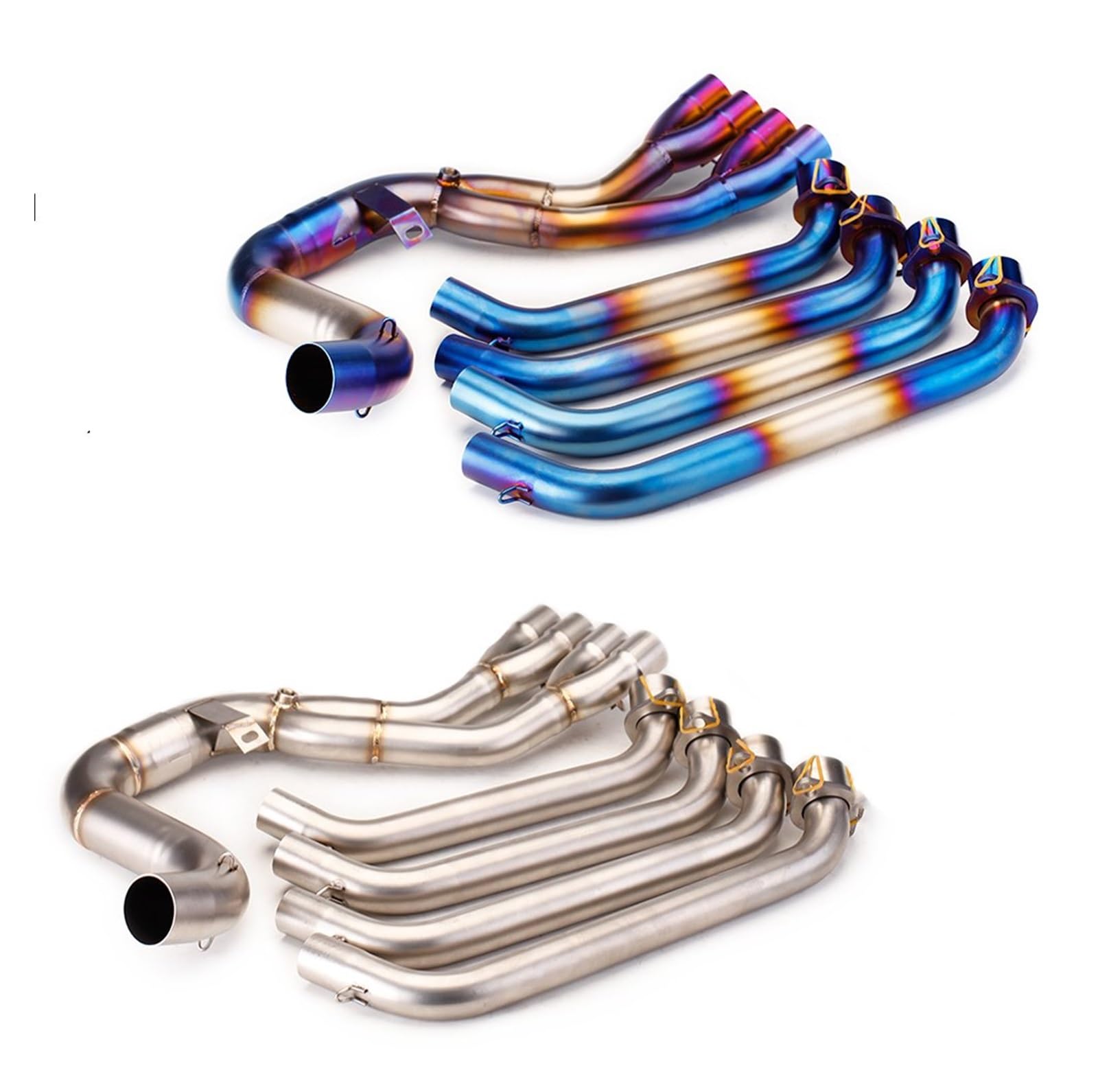 Abgasschalldämpfer Motorrad Auspuff Slip-On Front Link Rohr Escape Moto Volle System Bewegliche Verbinden Für CBR650F Für CBR650 Für CB650F Auspuff Schalldämpfer(2)