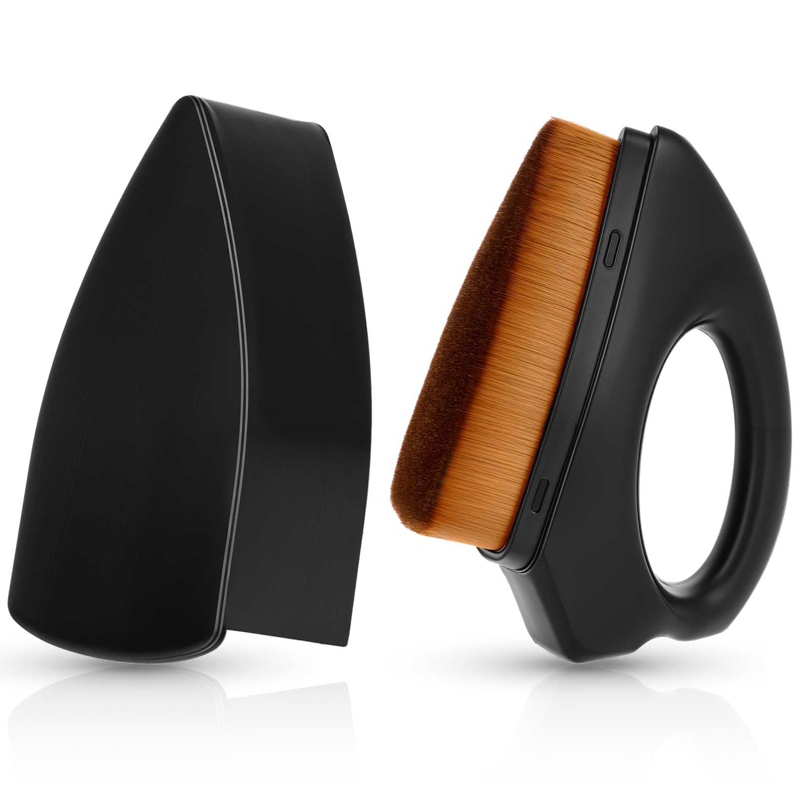 Lusofie Tyre Dressing Applicator,Tyre Shine Applicator,Tyre Brush with Cover High Density Soft Tire Brush Tyre Gel Applicator Kit for Vehicles Tire Shine Polish Wax Applicator