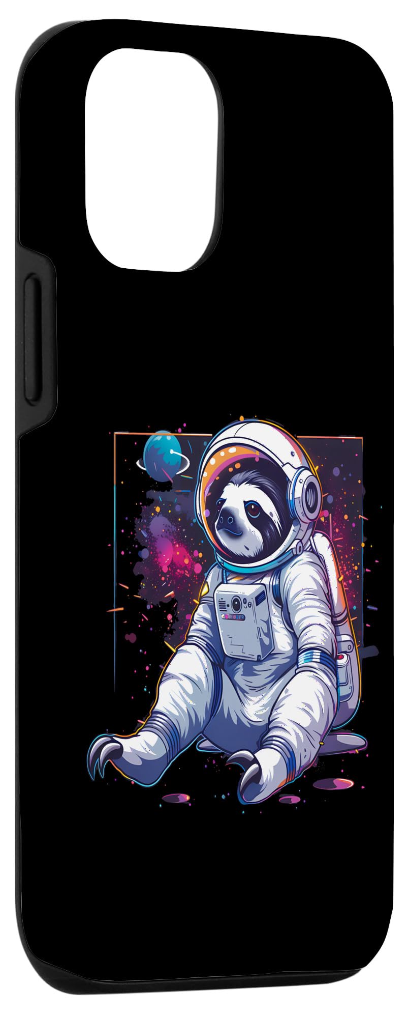 iPhone 13 Pro Animals In Space- Sloth Astronaut- Sloth in Space Case - Image 3